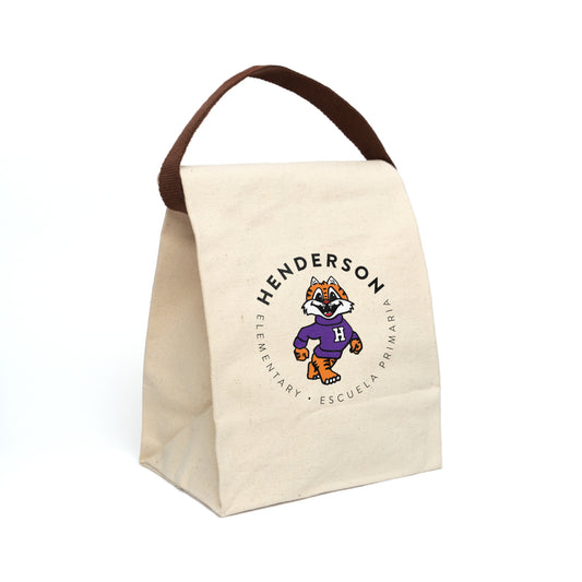 Canvas Lunch Tote Bag with Strap