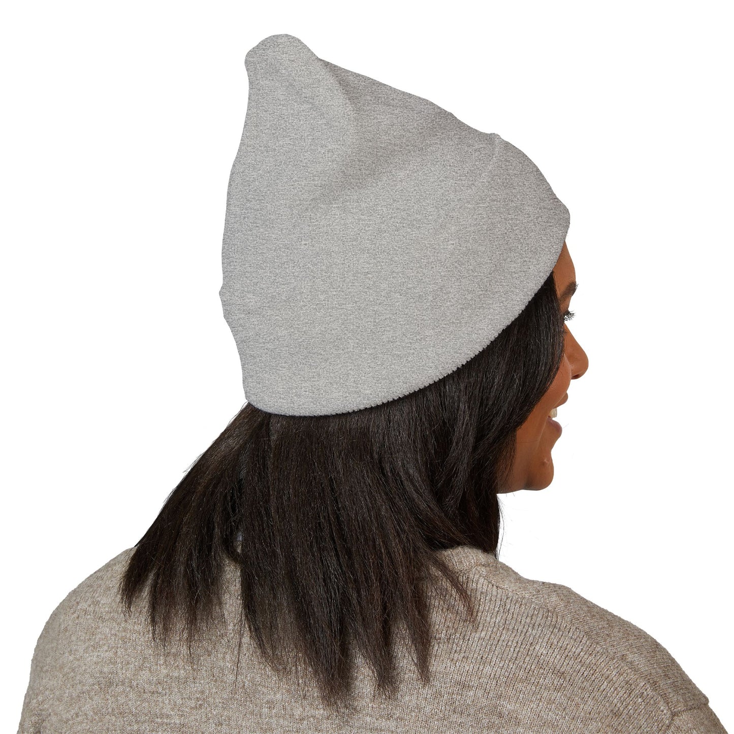 Embroidered Tiger Cuffed Beanie