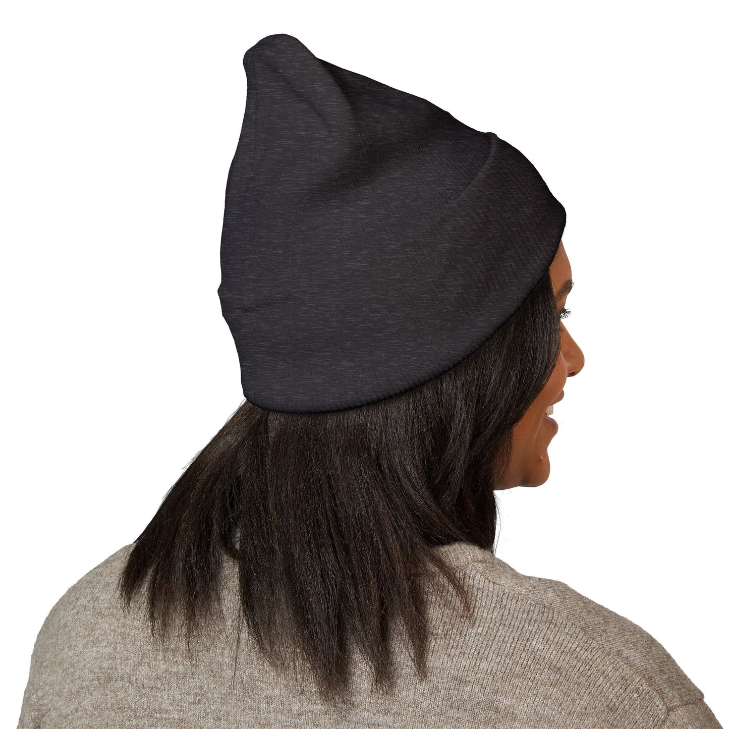 Embroidered Tiger Cuffed Beanie