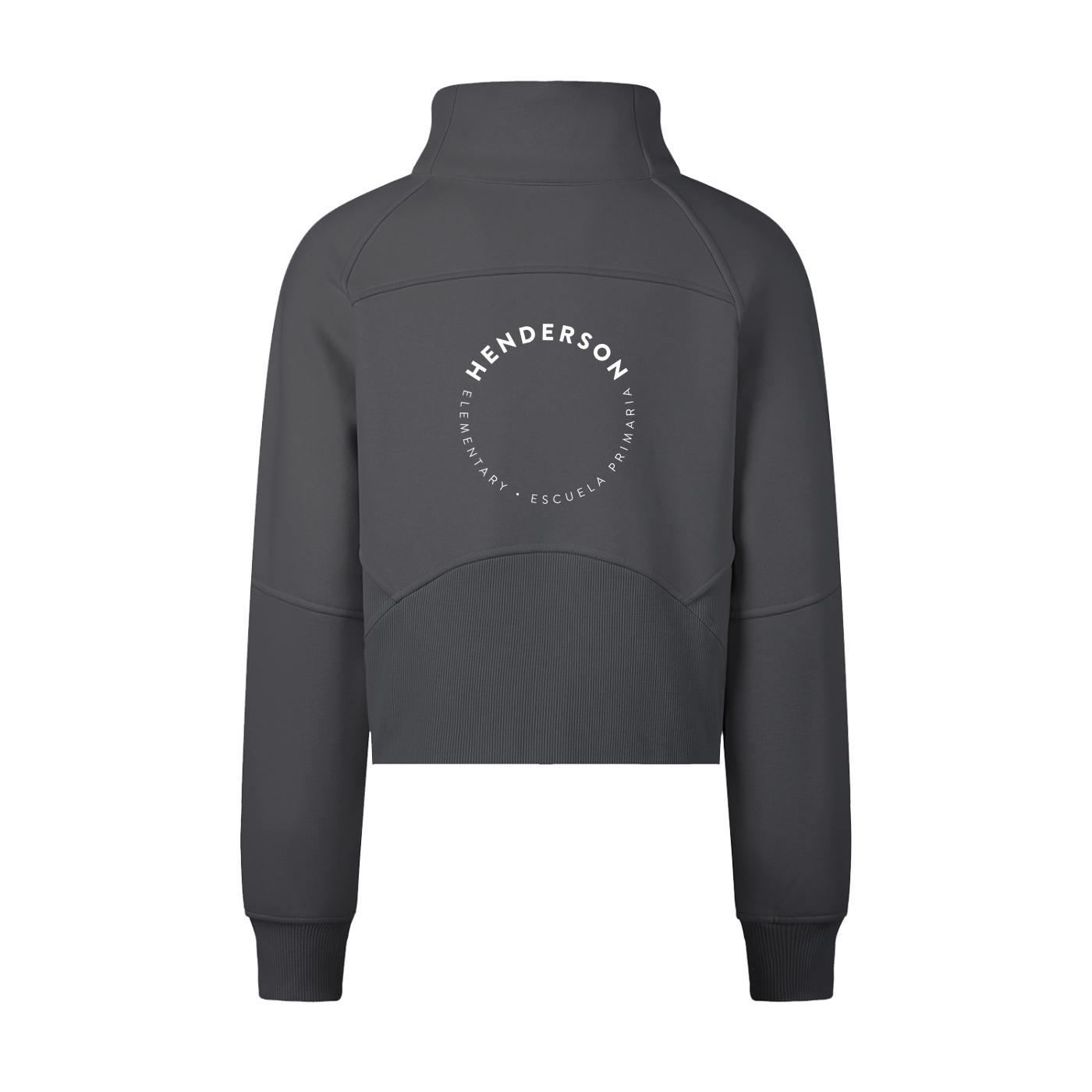 Women's Cropped Half-Zip Sweatshirt