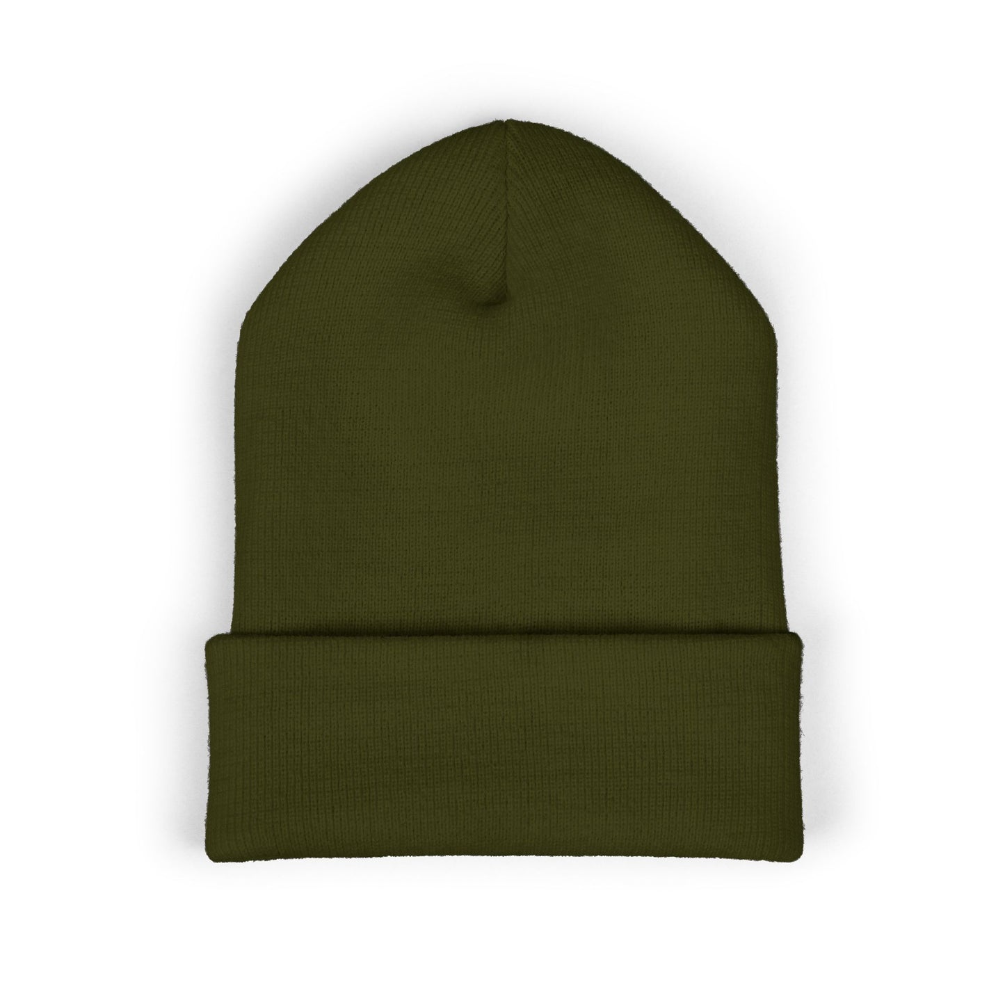 Embroidered Tiger Cuffed Beanie