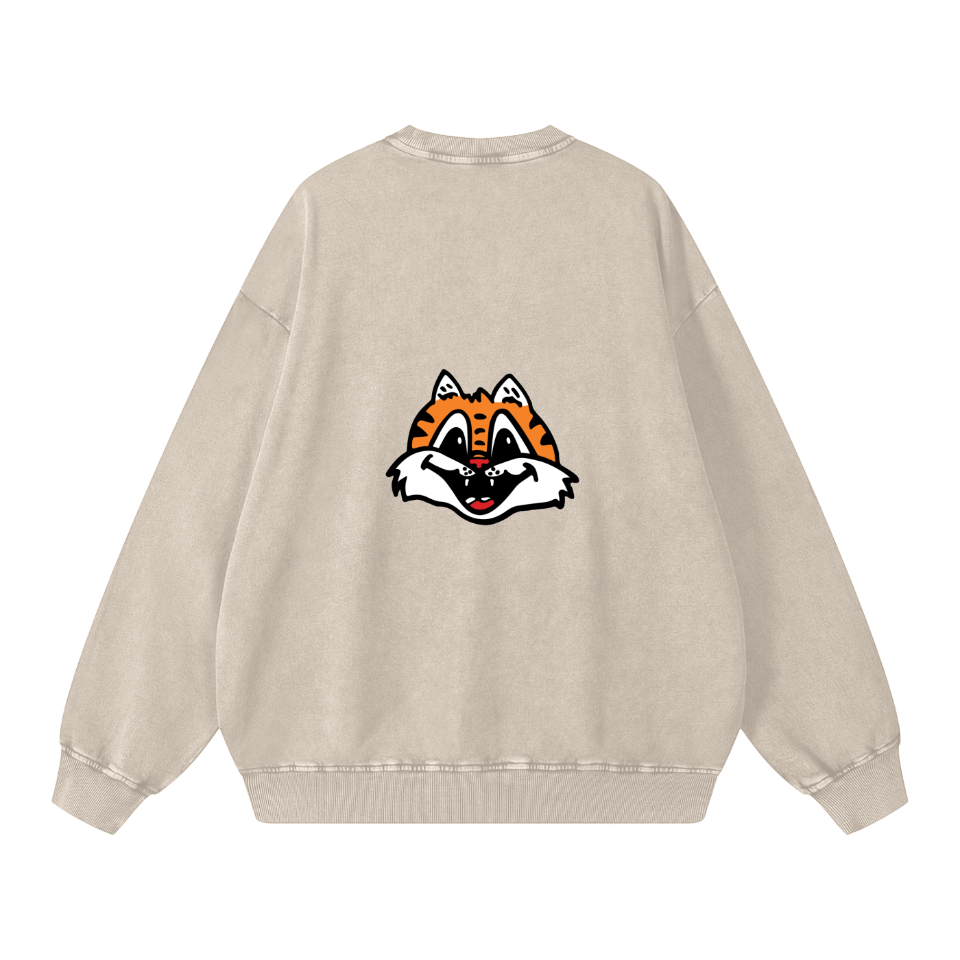 Snow Washed Oversized Sweatshirt