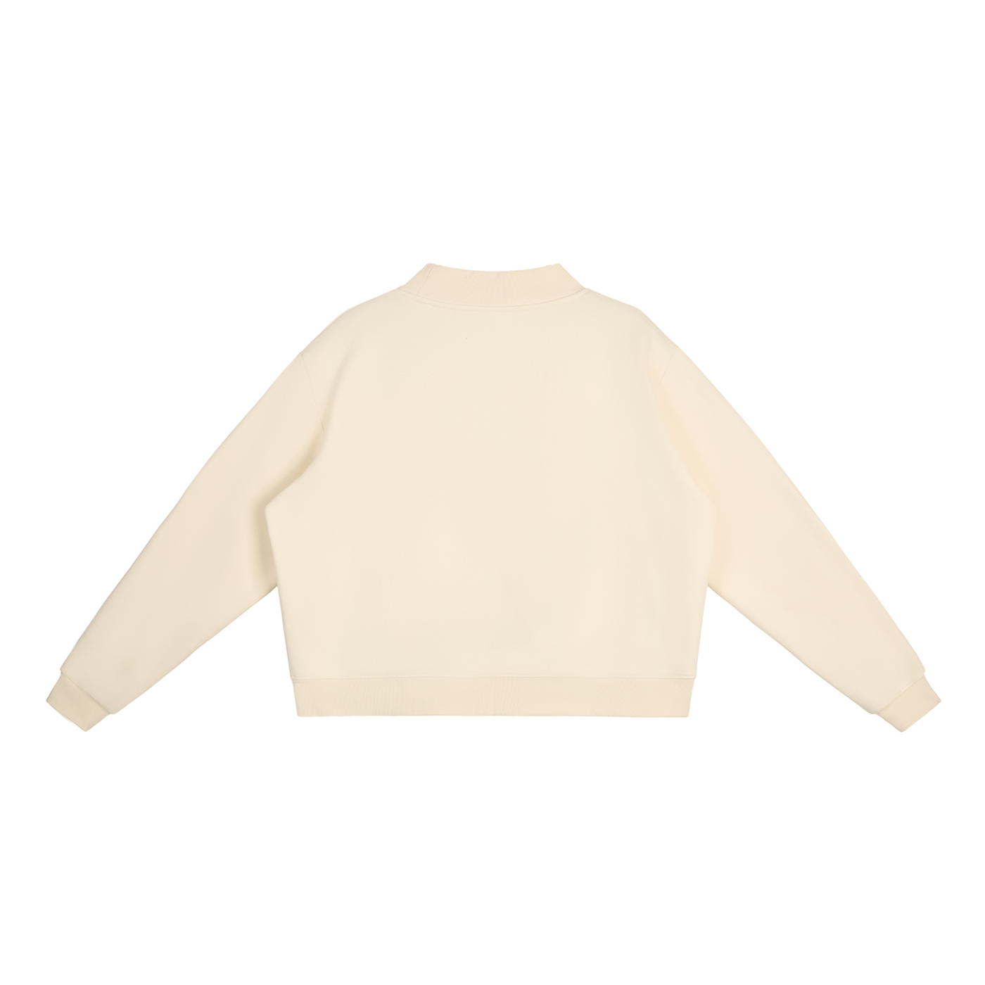 Women's Essential Fleece Mock-Neck Crew Sweatshirt