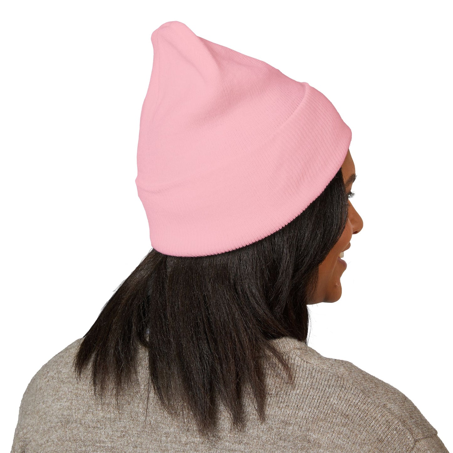 Embroidered Tiger Cuffed Beanie