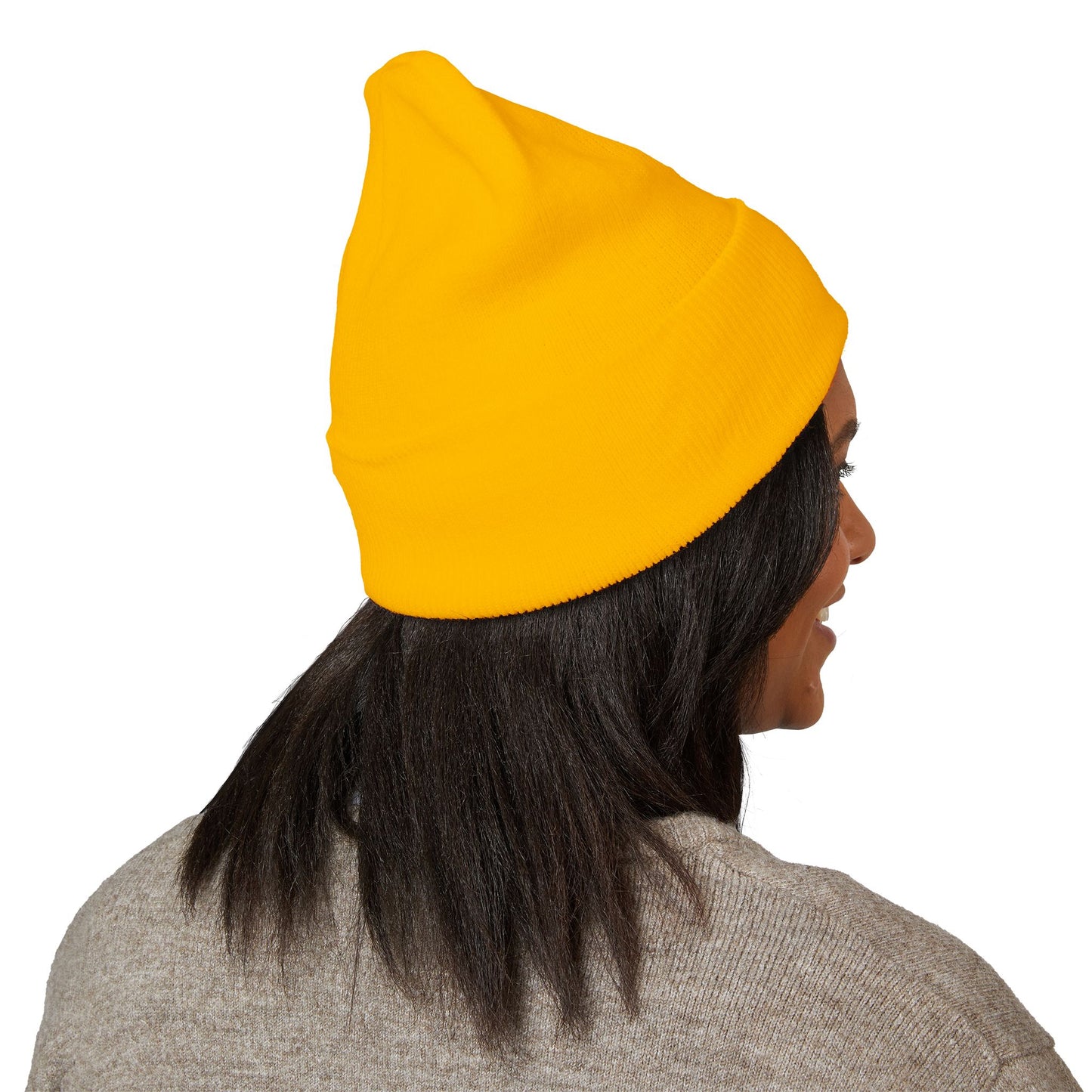 Embroidered Tiger Cuffed Beanie