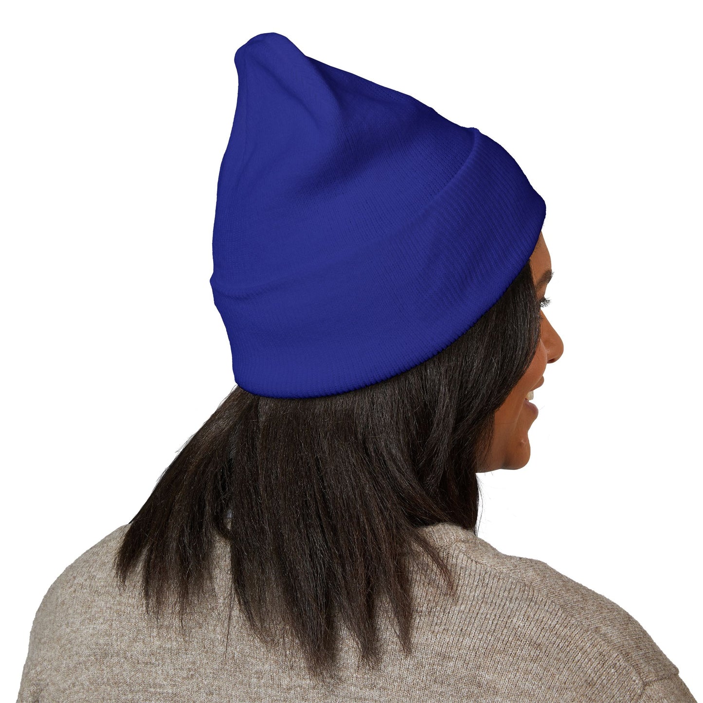 Embroidered Tiger Cuffed Beanie