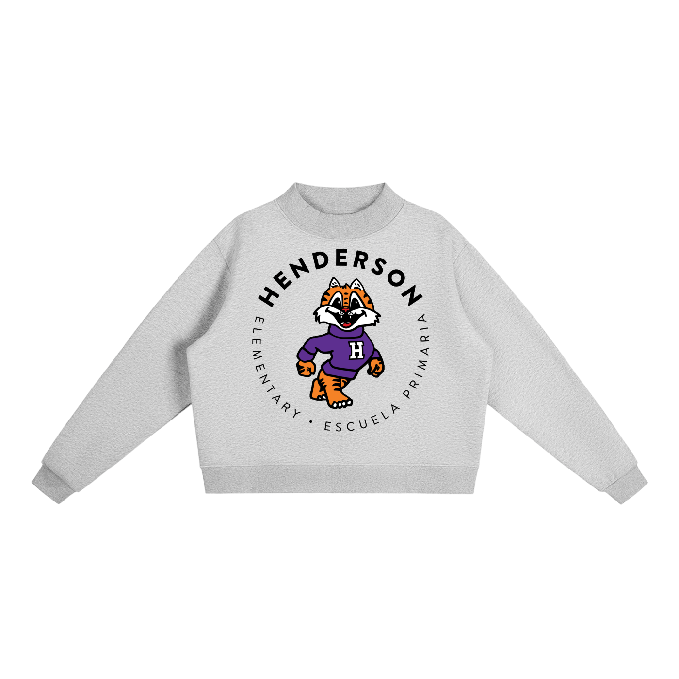 Women's Essential Fleece Mock-Neck Crew Sweatshirt