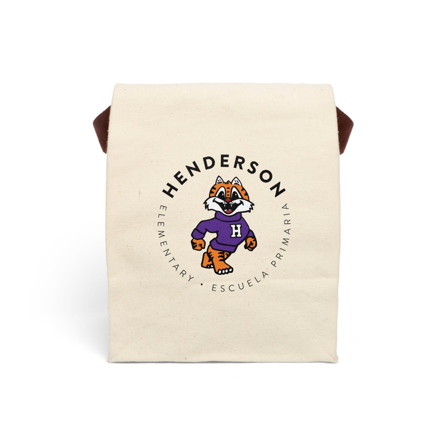 Canvas Lunch Tote Bag with Strap