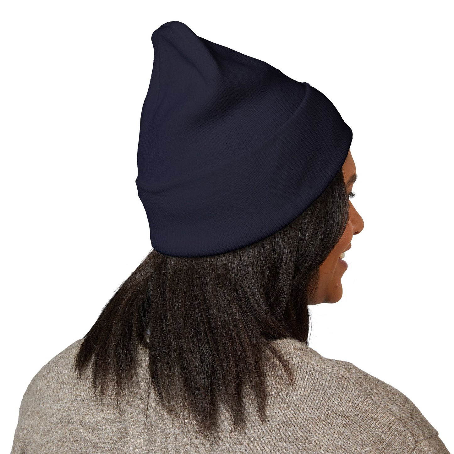 Embroidered Tiger Cuffed Beanie