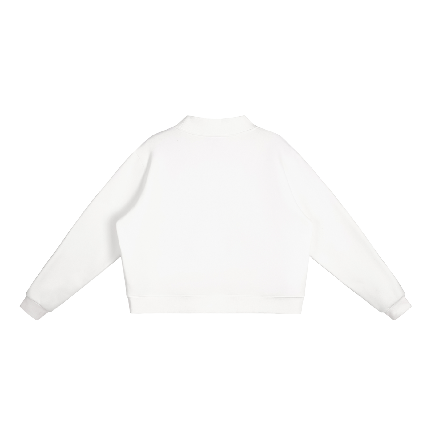 Women's Essential Fleece Mock-Neck Crew Sweatshirt
