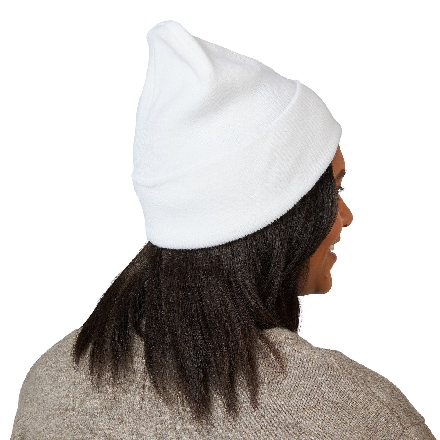 Embroidered Tiger Cuffed Beanie
