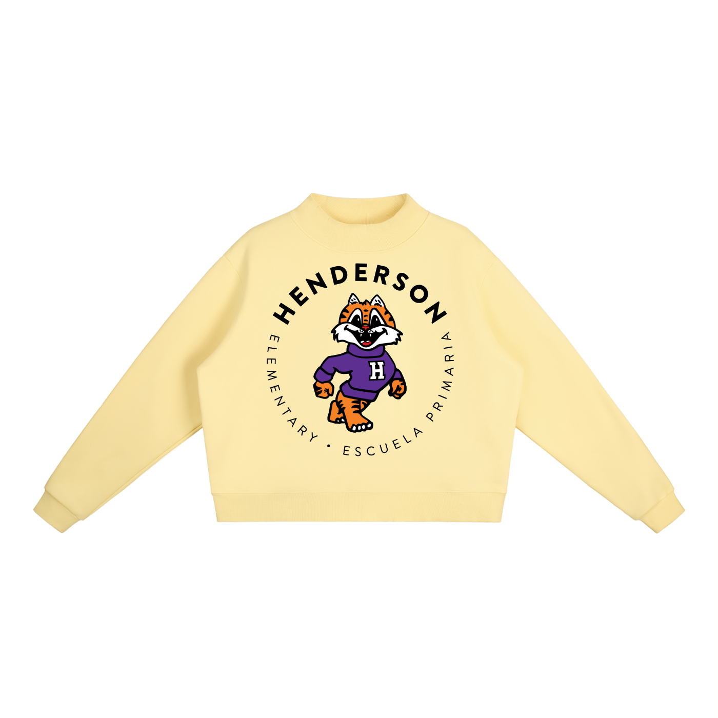 Women's Essential Fleece Mock-Neck Crew Sweatshirt