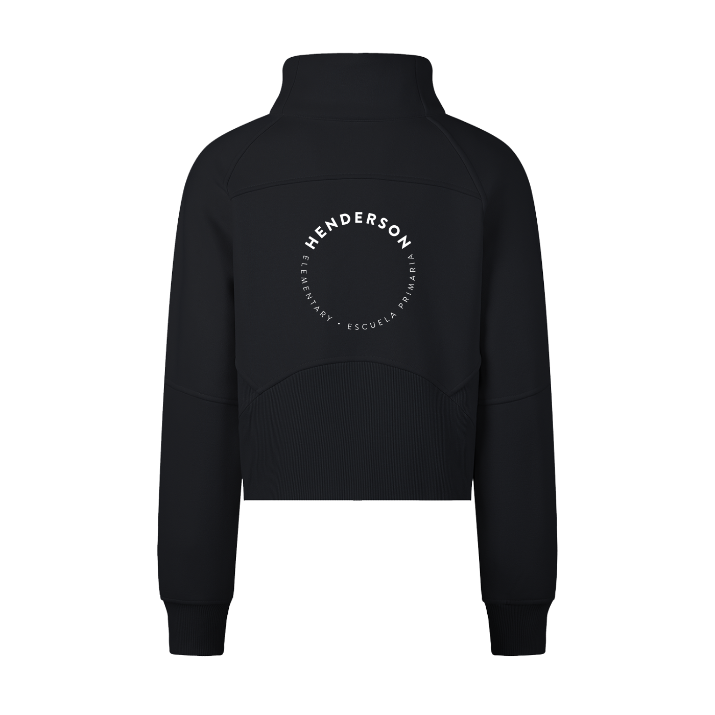 Women's Cropped Half-Zip Sweatshirt
