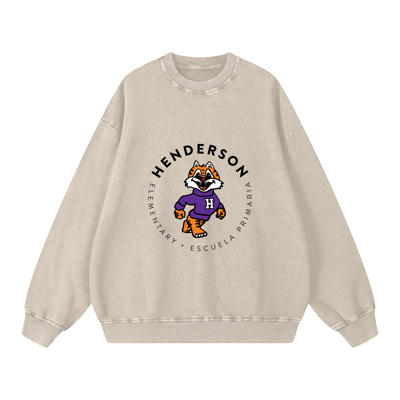 Snow Washed Oversized Sweatshirt