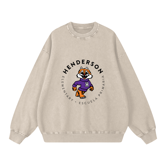 Snow Washed Oversized Sweatshirt