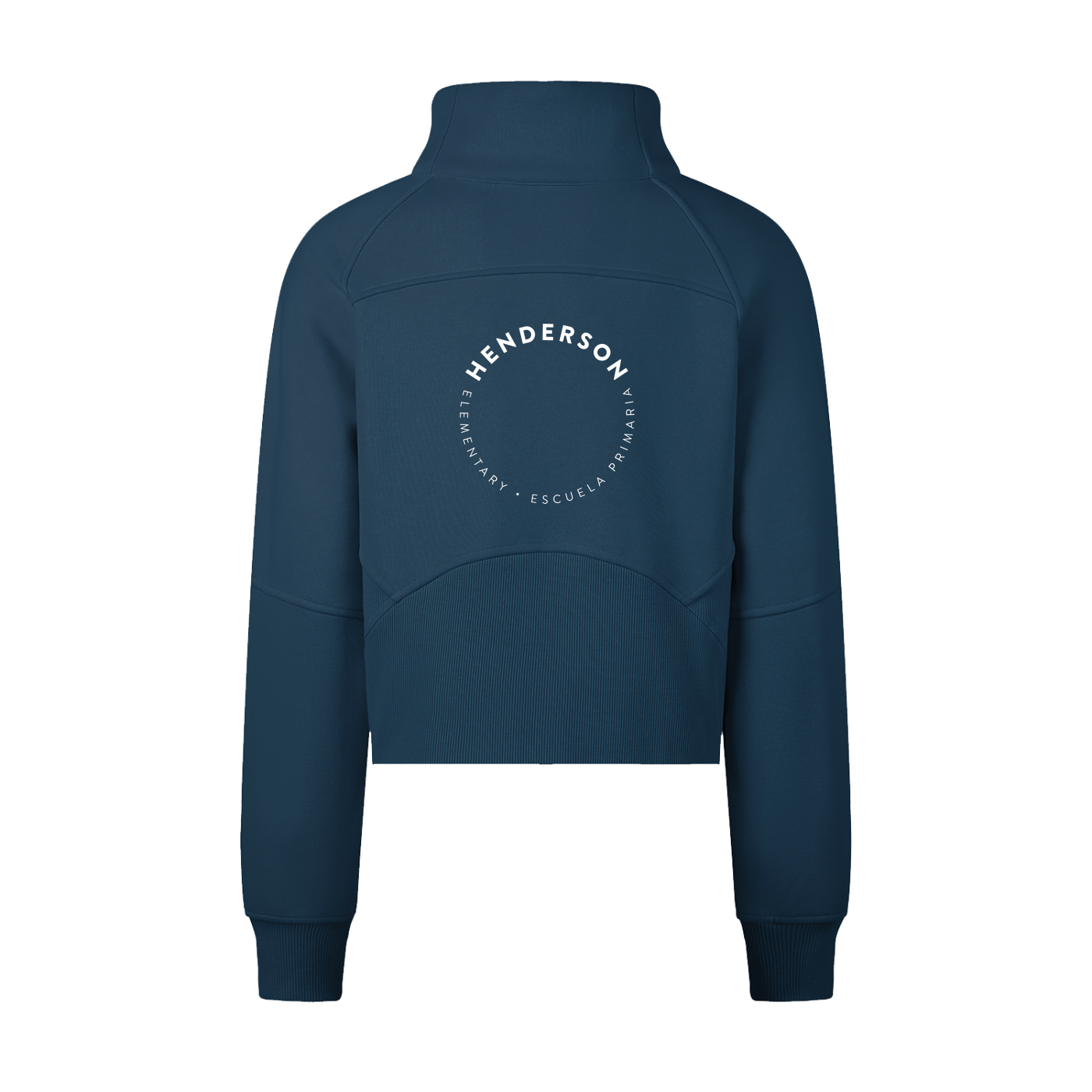 Women's Cropped Half-Zip Sweatshirt
