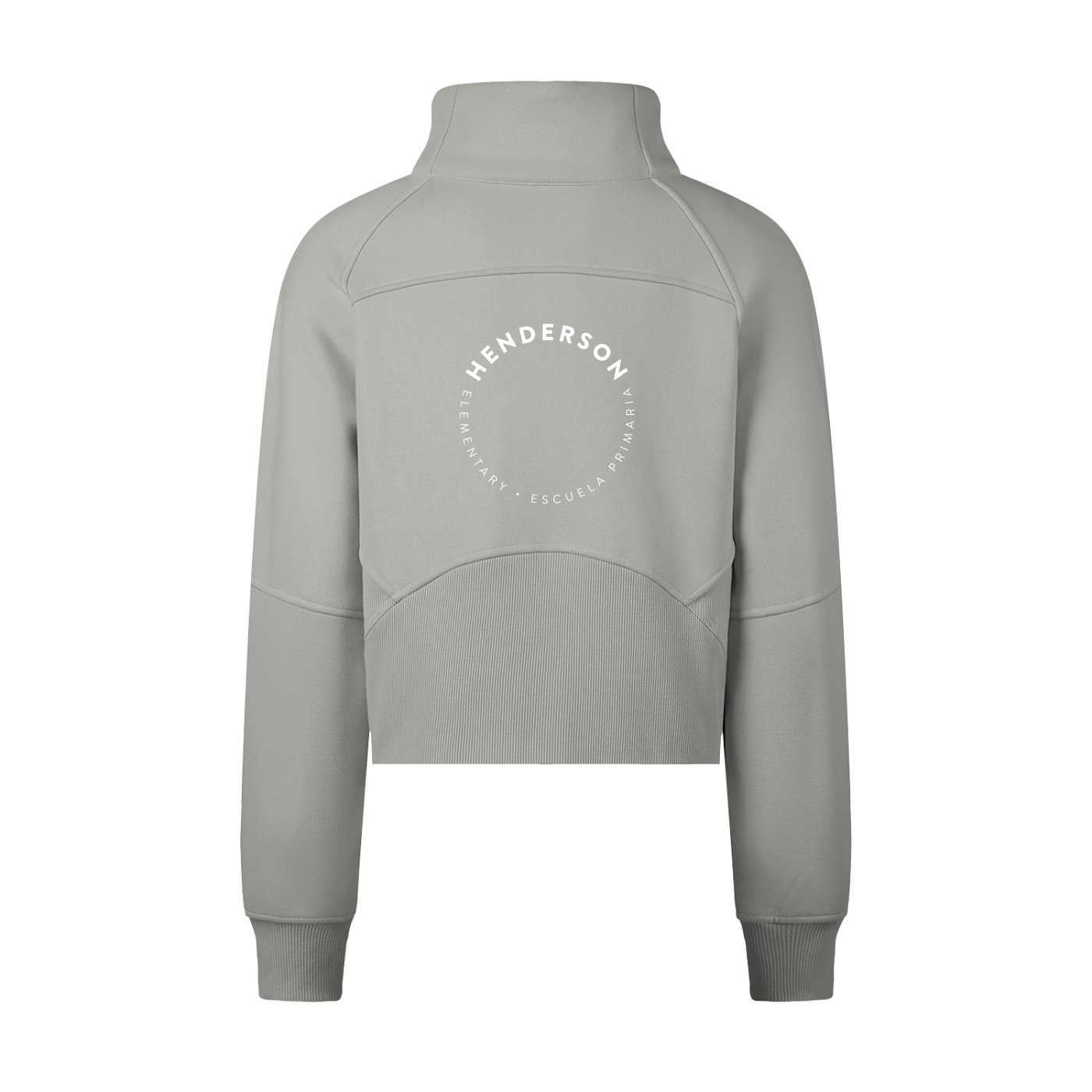 Women's Cropped Half-Zip Sweatshirt