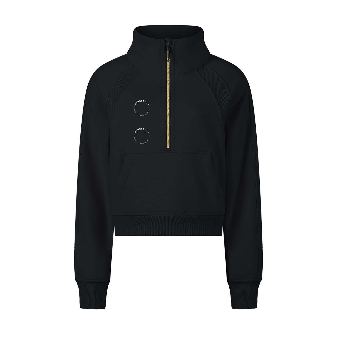 Women's Cropped Half-Zip Sweatshirt